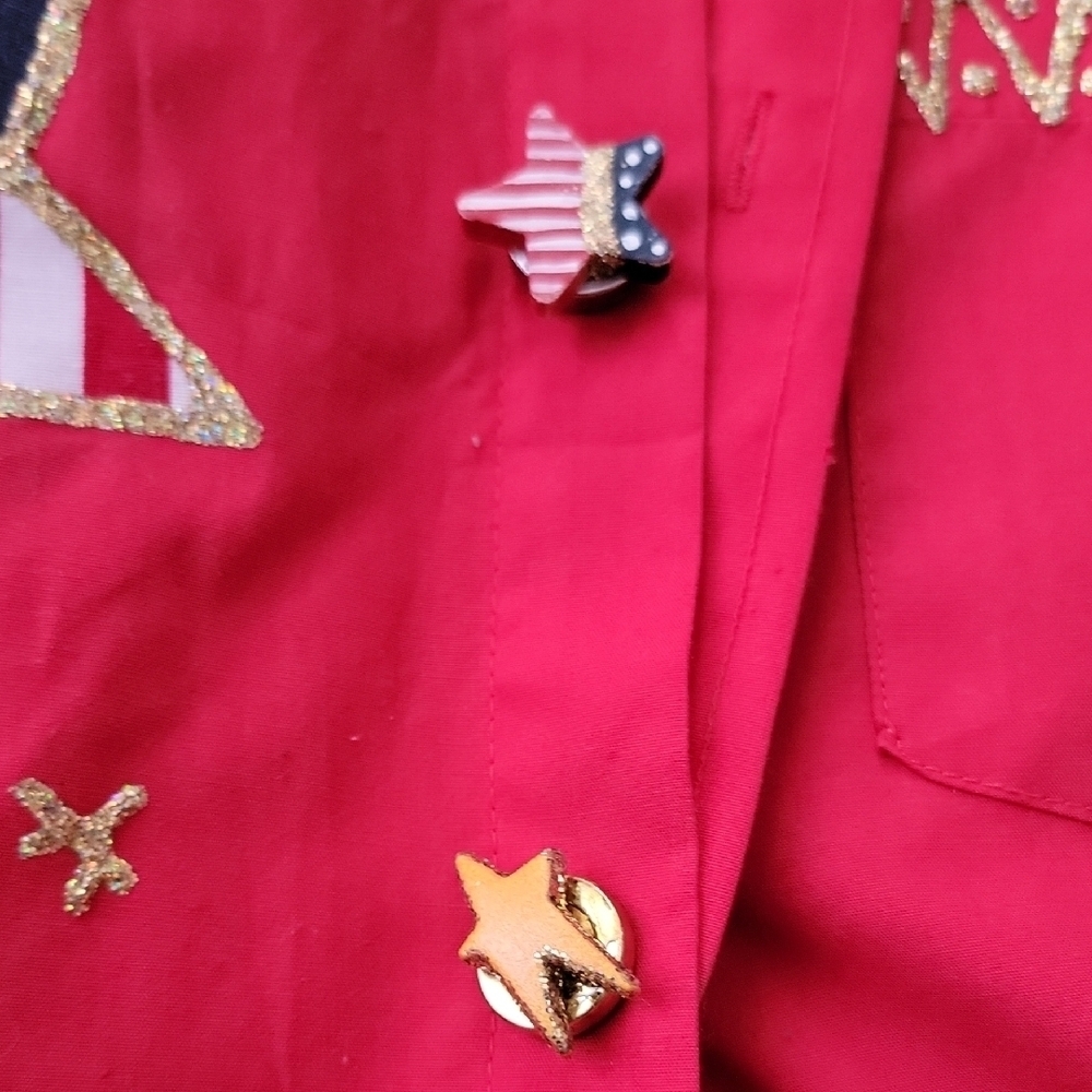4rth Of July Lucasisni Button Down Shirt Patriotic - Picture 6 of 6